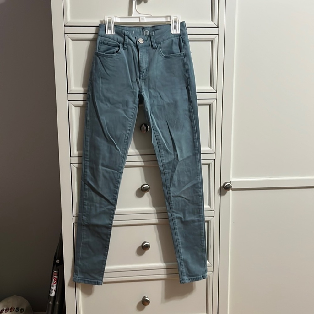Blue Low-Rise Jeggings